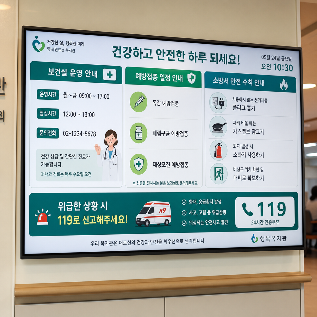 건강 및 보건소, 소방소